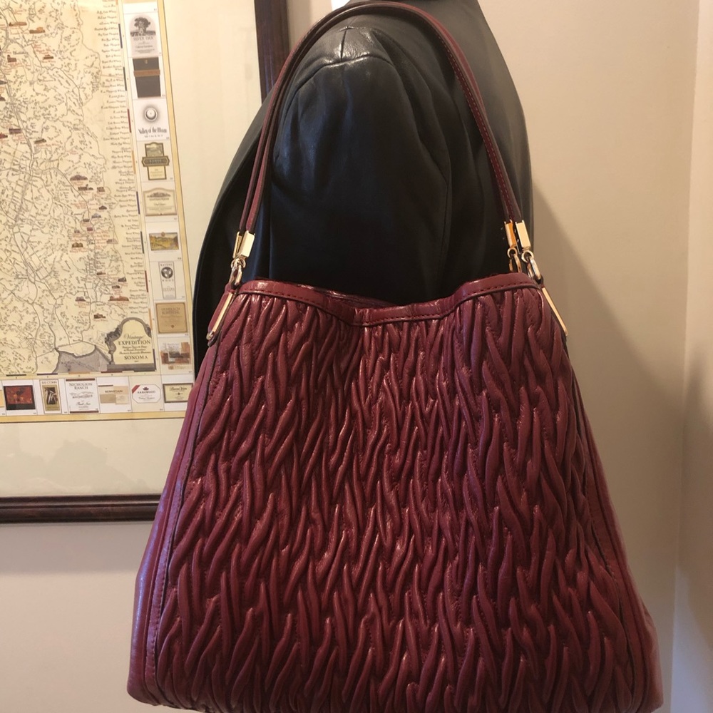 Coach Edie Quilted Leather Shoulder Bag
